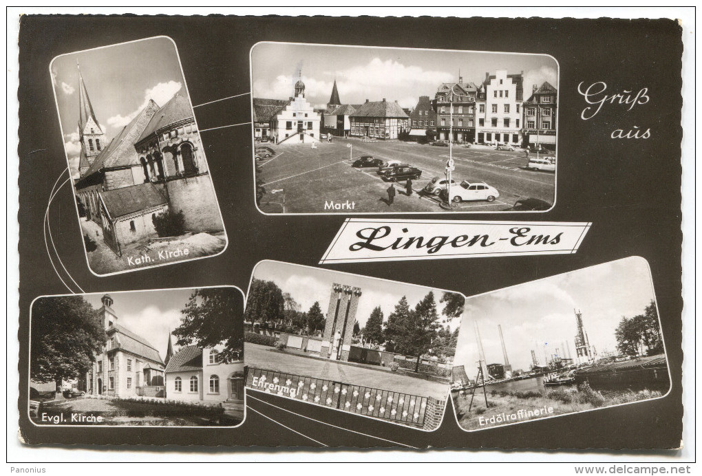 LINGEN - Germany, Old Postcard - Lingen