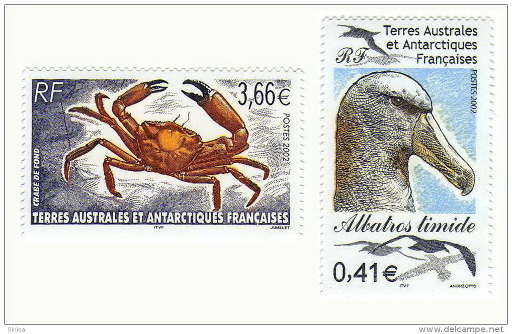 TAAF / French Antarctic / Animals - Unused Stamps