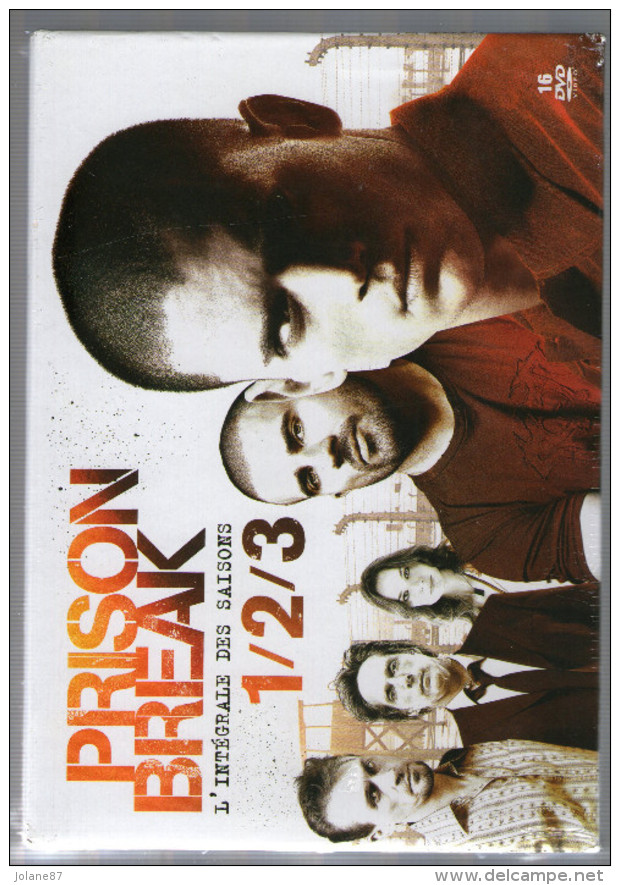 COFFRET DVD   PRISON BREAK    L INTEGRALE DES SAISONS   1 -  2 -  3     16 DVD - Collections, Lots & Séries