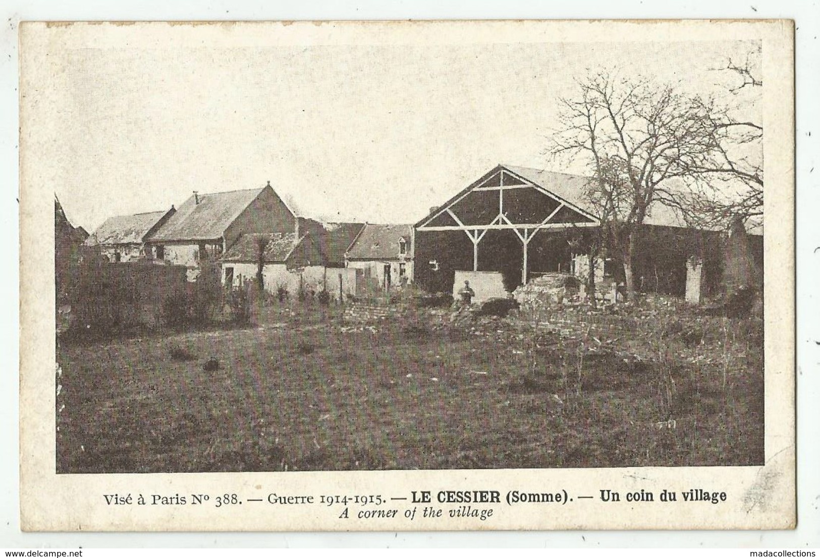 Beuvraignes (80.Somme) Un Coin Du Village : Le Cessier - Beuvraignes