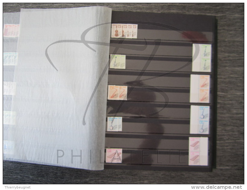 VEND STOCK DE TIMBRES PREOBLITERES DE FRANCE, NEUFS, COTE 1500 &euro; , FACIALE + 290&euro; , VENDU - 45 % !!!