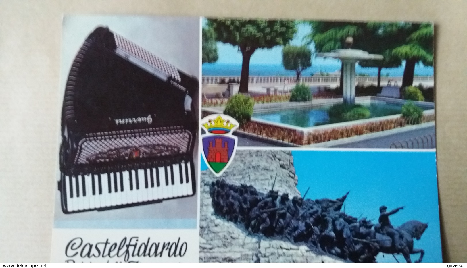 CPSM ACCORDEON CASTELFIDARDO PATRIA DELLA FISARMONICA - Musique Et Musiciens