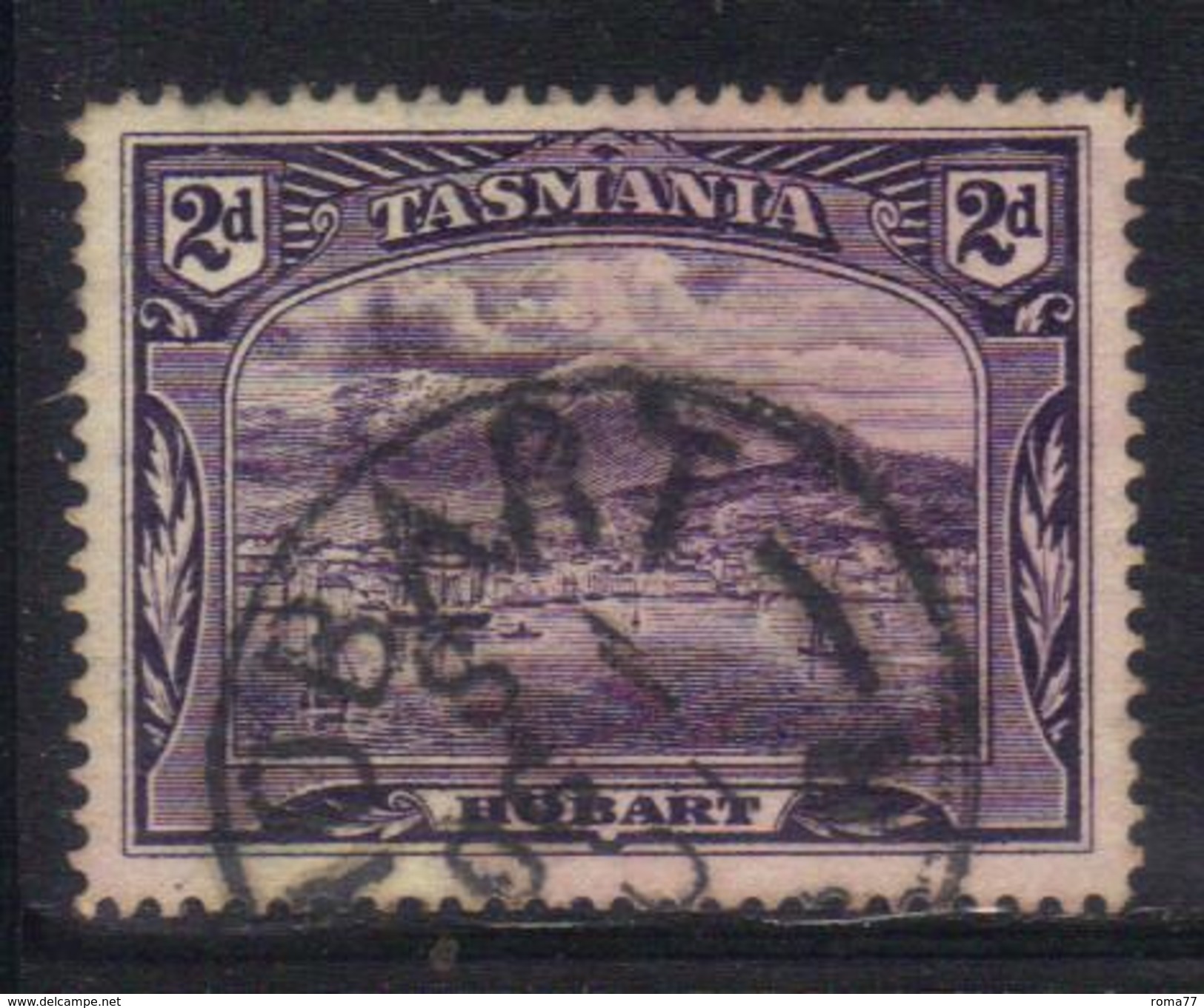 T1903 - TASMANIA 2 Pence Wmk TAS Used - Used Stamps