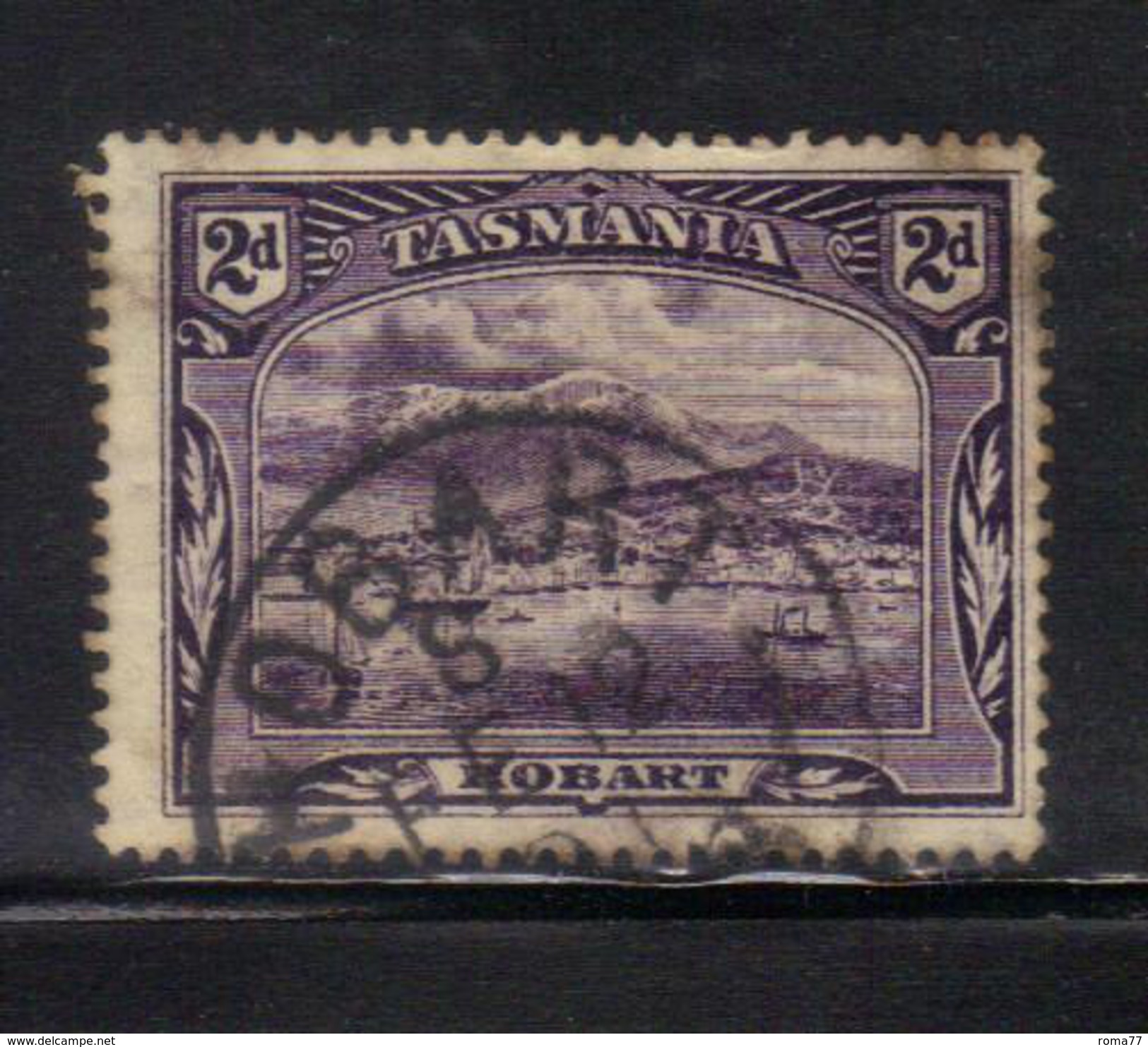 T1909 - TASMANIA 2 Pence Wmk TAS Used - Gebraucht