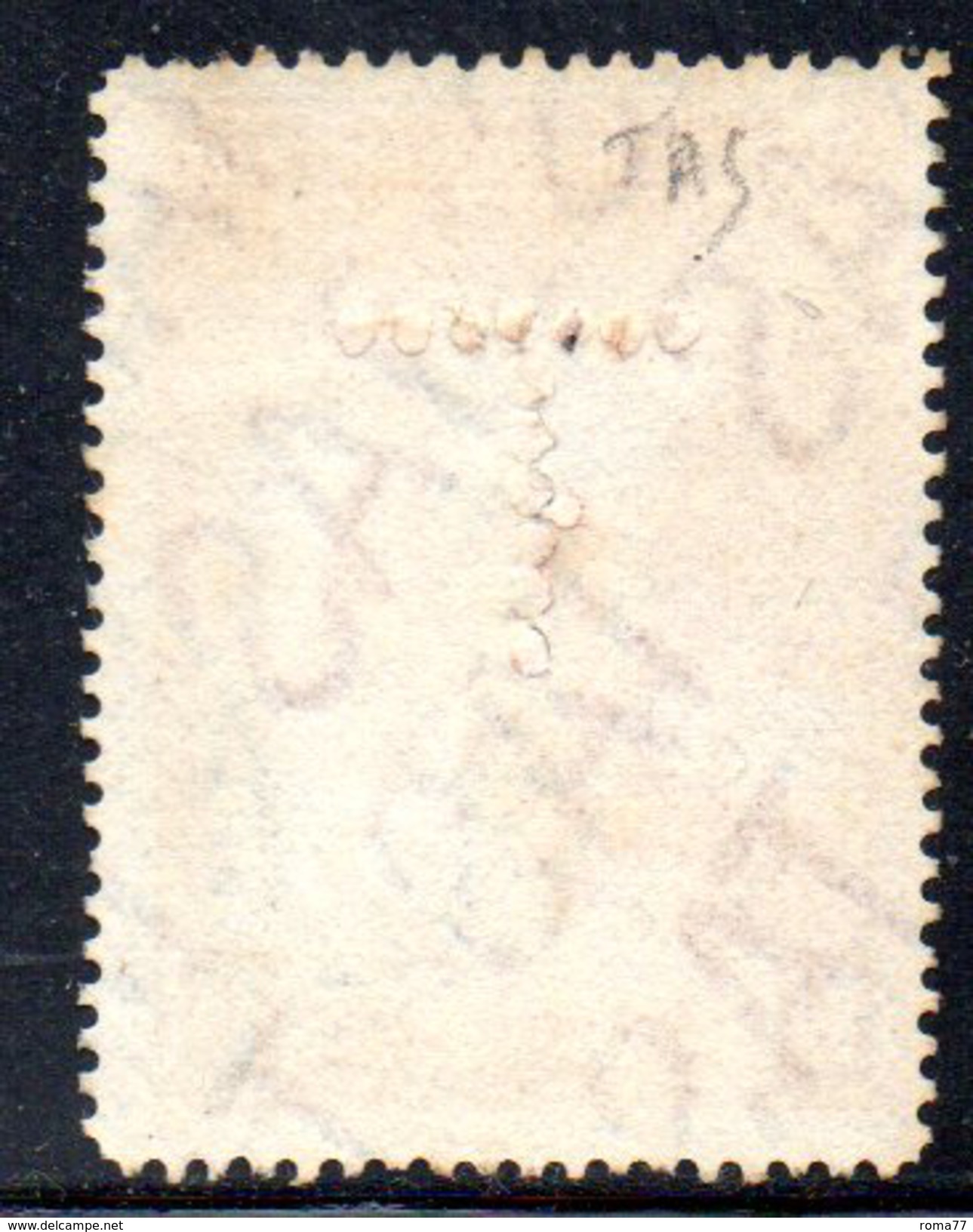 T1919 - TASMANIA 1 Penny Official :  Wmk TAS  Used . Punctured T - Used Stamps