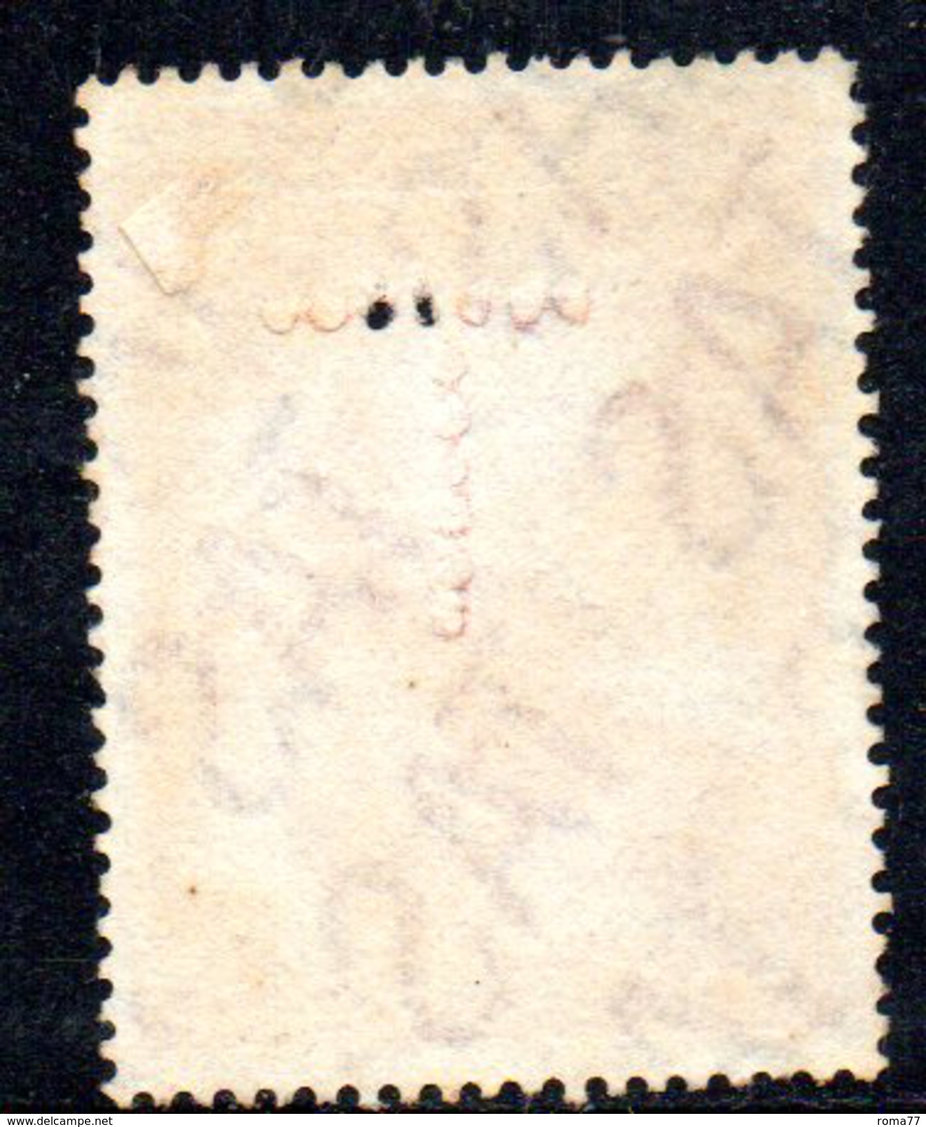 T1921 - TASMANIA 1 Penny Official :  Wmk TAS  Used . Punctured T - Used Stamps