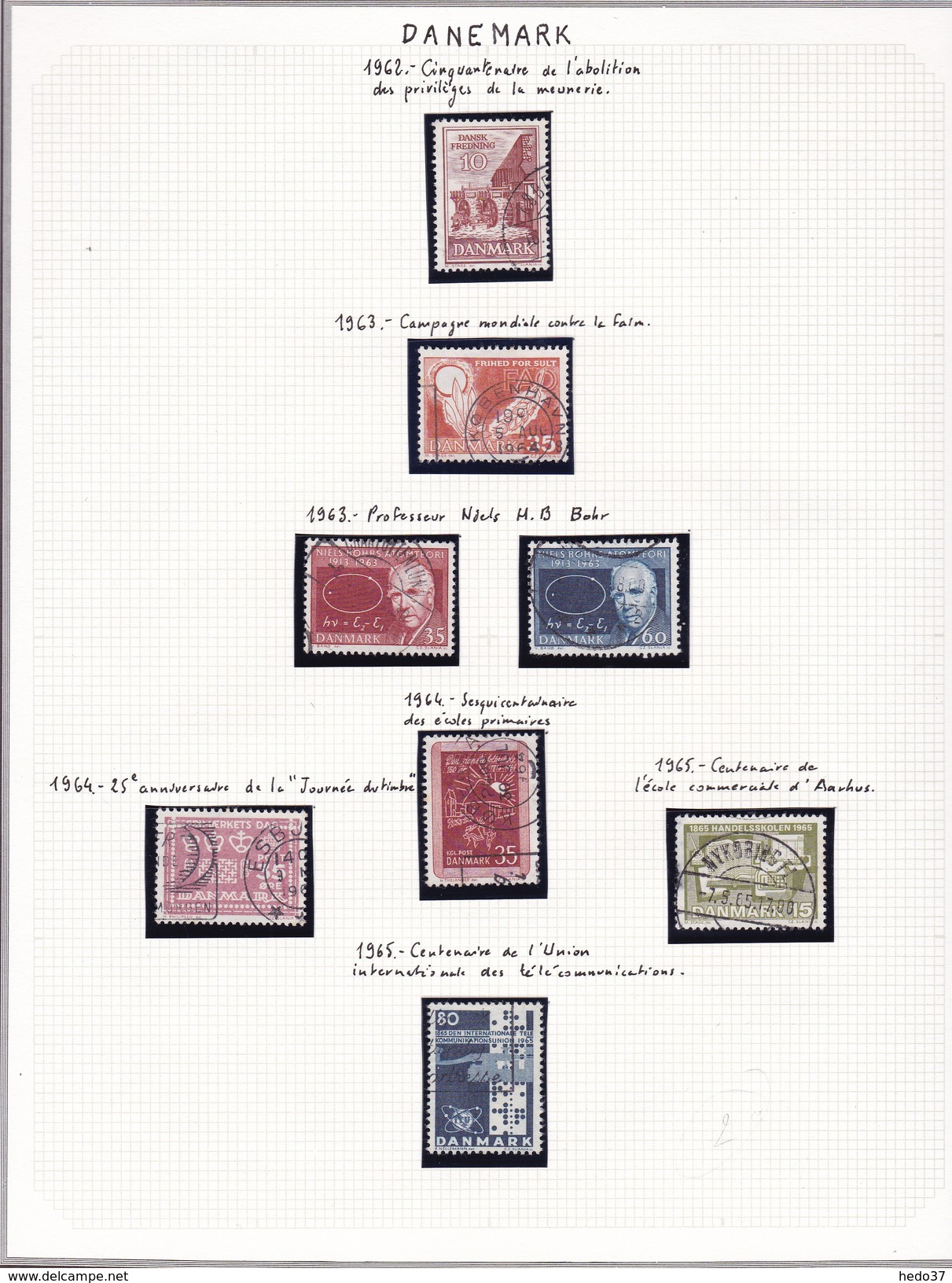 Danemark - Collection Vendue Page Par Page - Timbres Oblitérés/neufs * (avec Charnière) - Qualité B/TB - Used Stamps