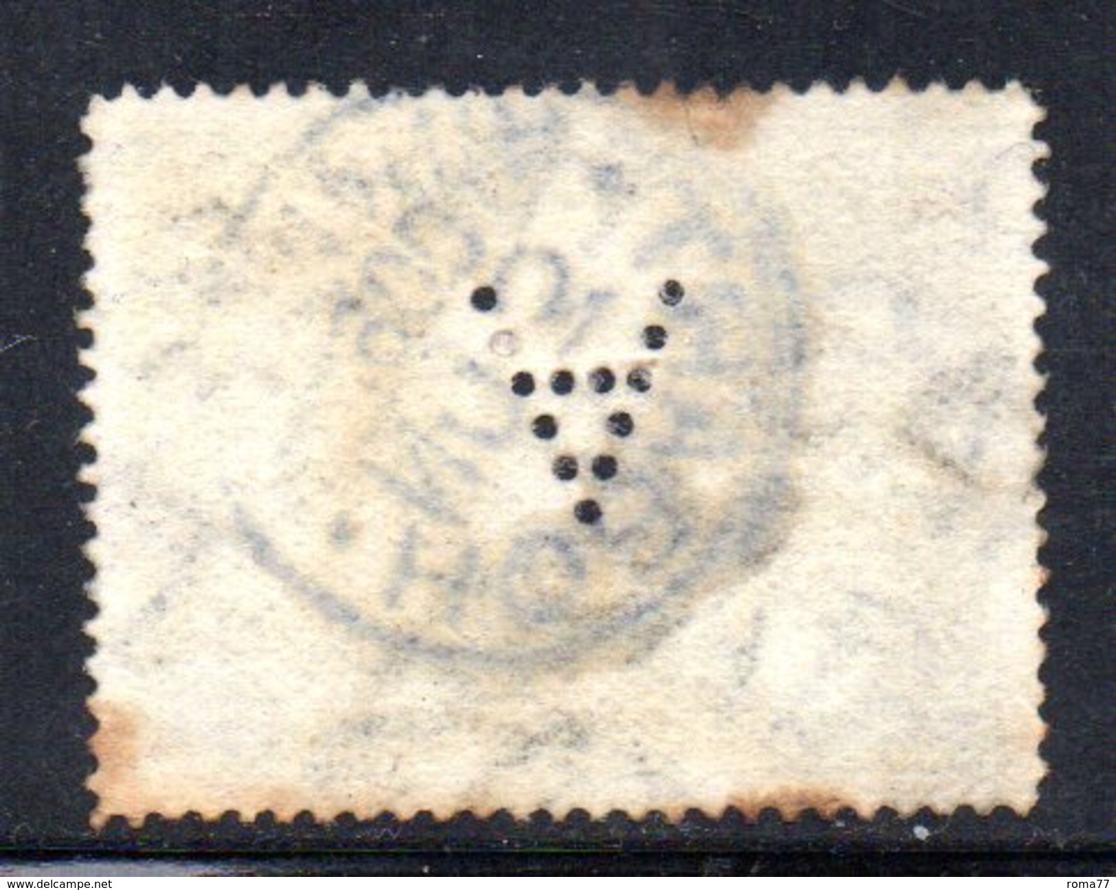 T1925 - TASMANIA 2 Pence Wmk TAS Used . Punctured A - Oblitérés