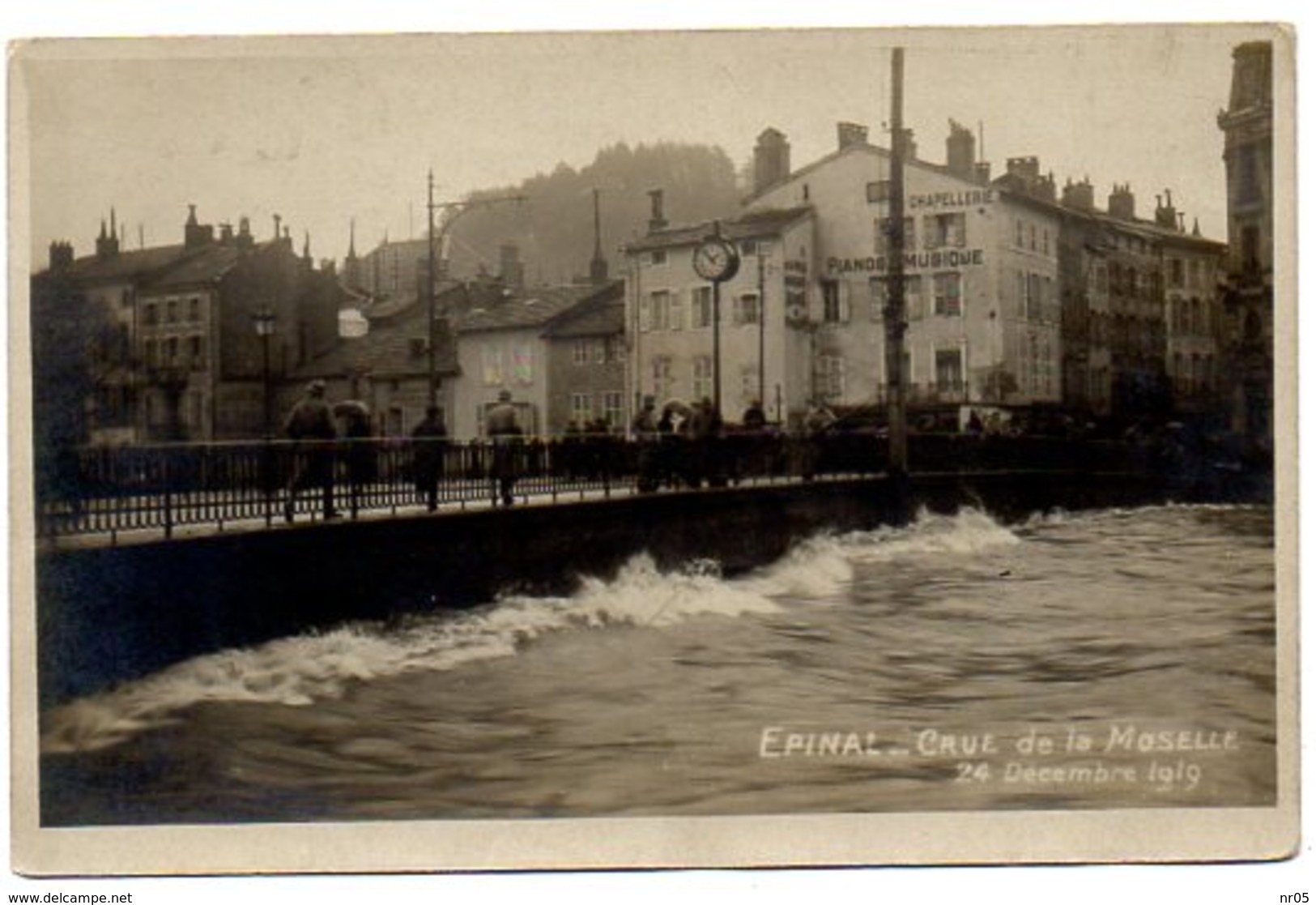 88 ( Vosges ) - CARTE PHOTO - EPINAL -  Crue De La Moselle 24 Decembre 1919 - Epinal