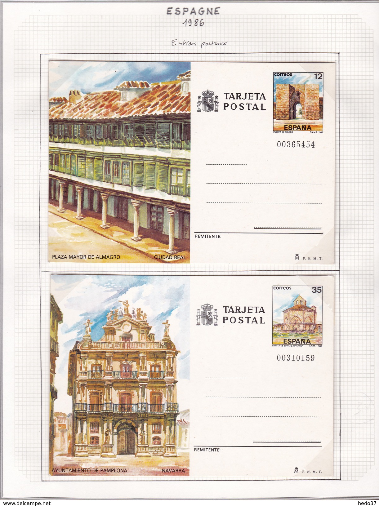 Espagne - Collection Vendue Page Par Page - Timbres Oblitérés/neufs * (avec Charnière) - Qualité B/TB - 1931-....