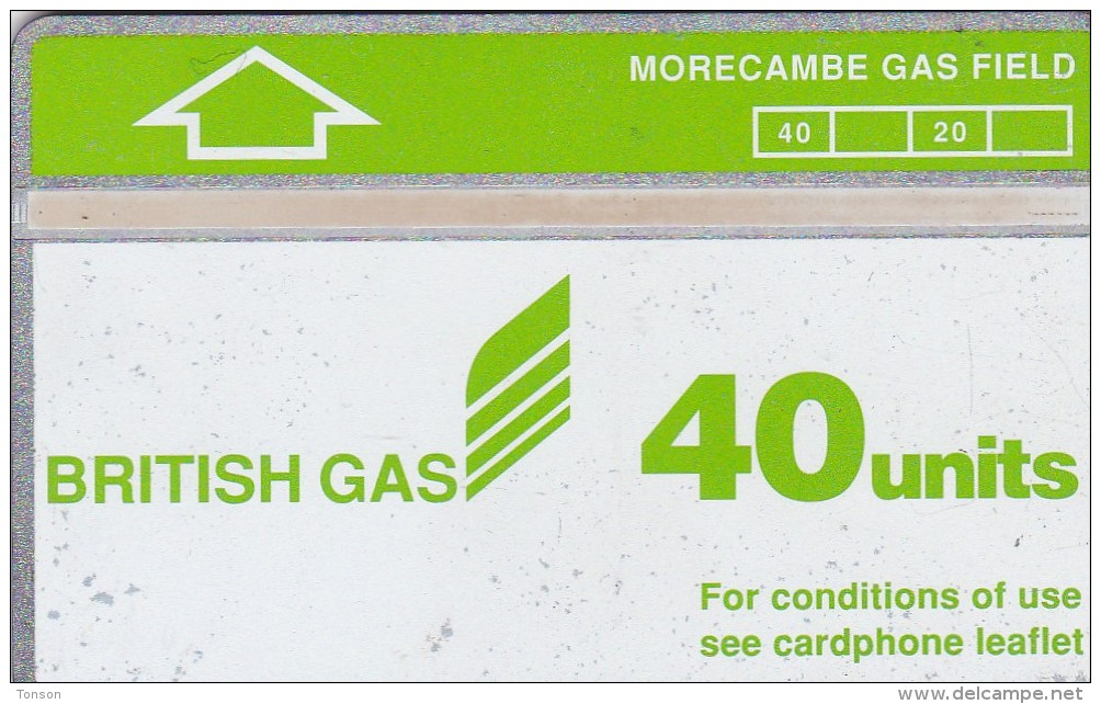 UK, CUR009, 40 Units, British Gas - Morecampe GasField (Green Header), 2 Scans.    (Cn : 227A). - Piattaforme Petrolifere