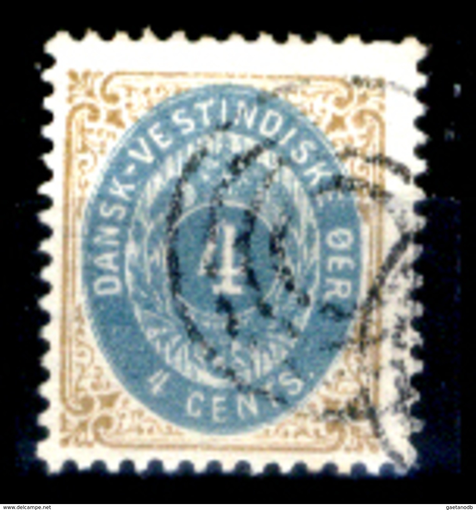 Antille-Danesi-F048 - 1873-79: Yvert & Tellier N. 7b - Dentellato 12,5 - Privo Di Difetti Occulti - - Denmark (West Indies)