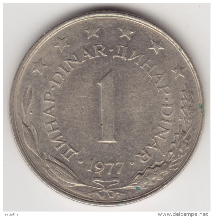 @Y@   Joegoslavie  1 Dinar  1977            (4279) - Joegoslavië