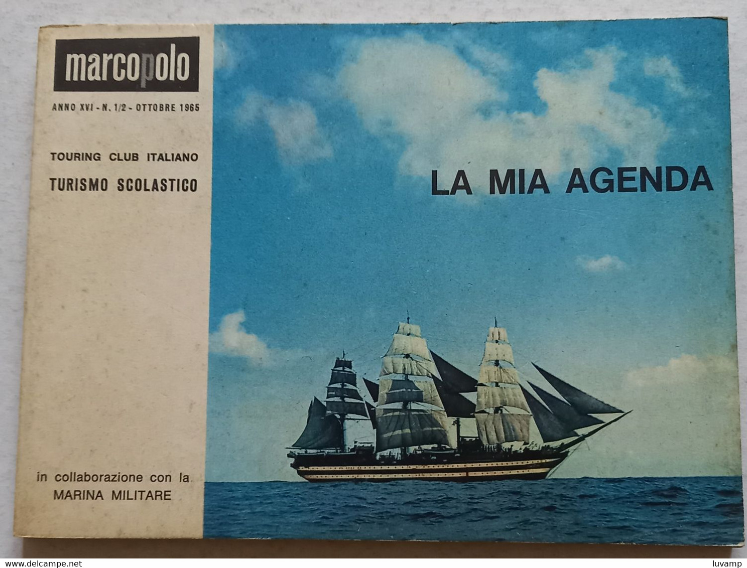 AGENDA TOURING MARCO POLO-  EDIZIONE OTTOBRE  1965 ( CART 77) - Autres & Non Classés