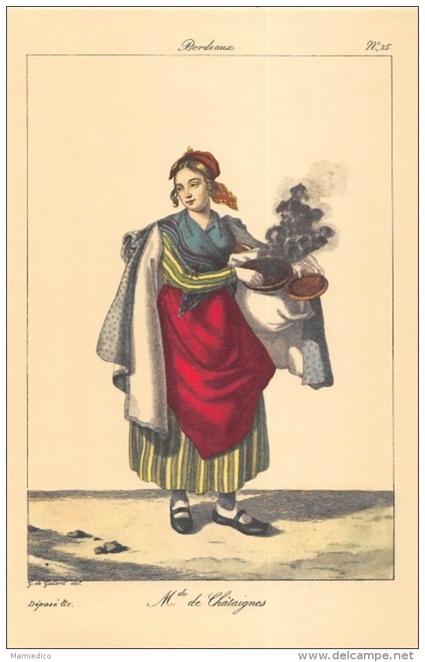 12 Reproductions De "Gravures D'époque " (Personnages Du Folklore Régional Français Et Métiers Anciens) Voir Scans - Collections