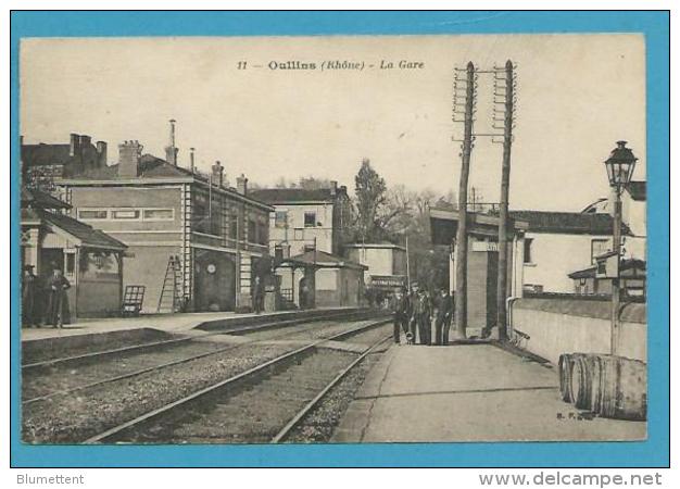 CPA 11 - Chemin De Fer Cheminots Gare OULLINS 69 - Oullins