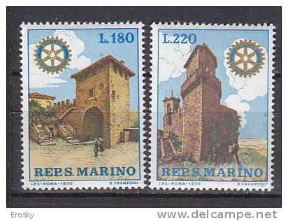 PGL AR0397 - SAN MARINO SAINT MARIN SASSONE N°809/10 ** - Unused Stamps