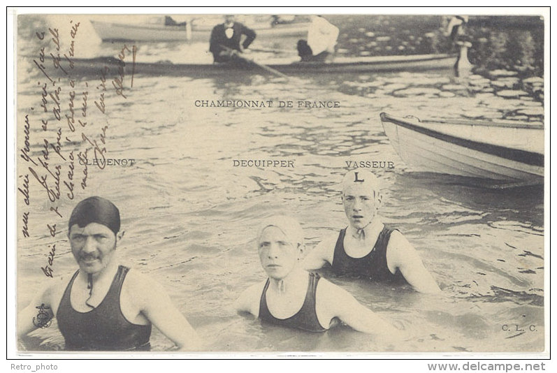 Cpa Natation, Championnat De France, Clevenot, Decuipper, Vasseur    ((S.1340)) - Swimming