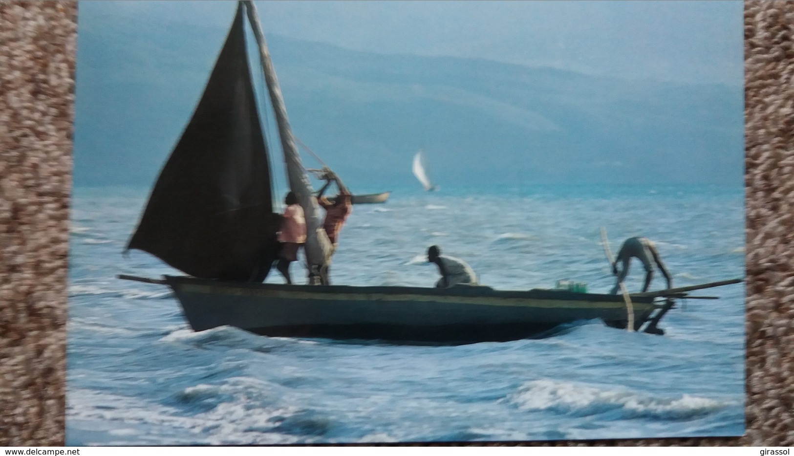 CPSM HAITI CA IRA LEOGANE FISHERMEN COMING BACK TO PORT PHOTO JIRI ? 17 - Sonstige & Ohne Zuordnung