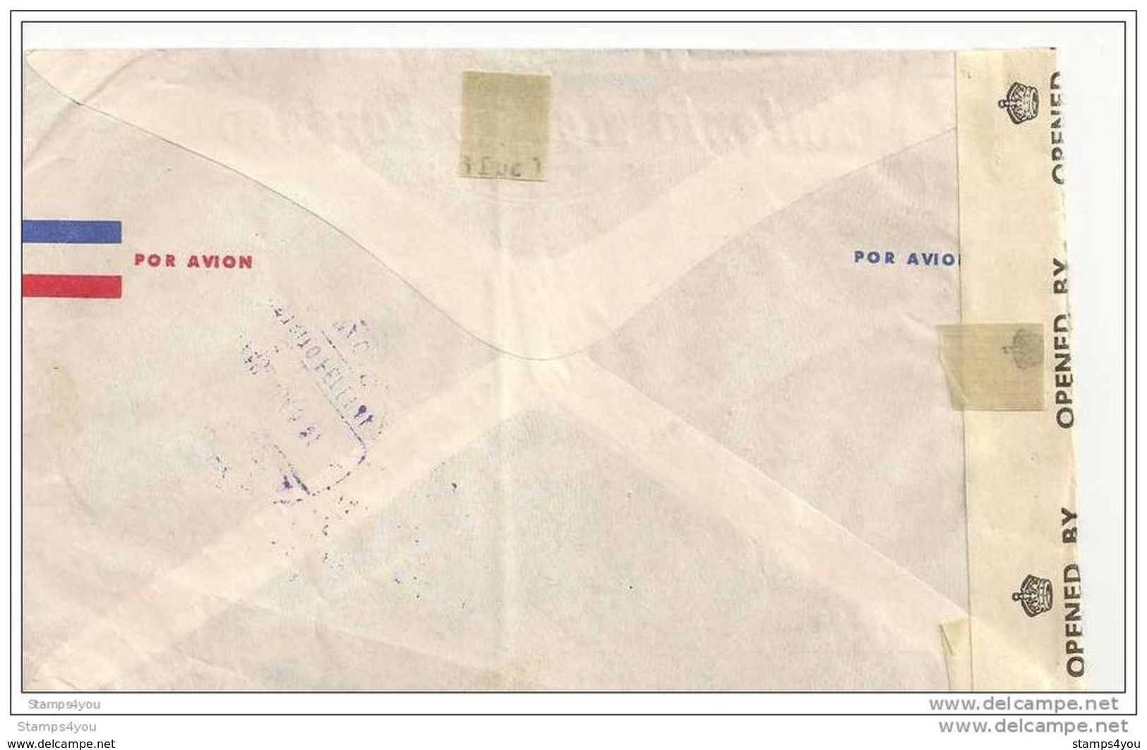 TH - 8101 - Lettre Envoyée De Caracas En Suisse - Timbre Très Rare Sur Lettre - Censure - Venezuela