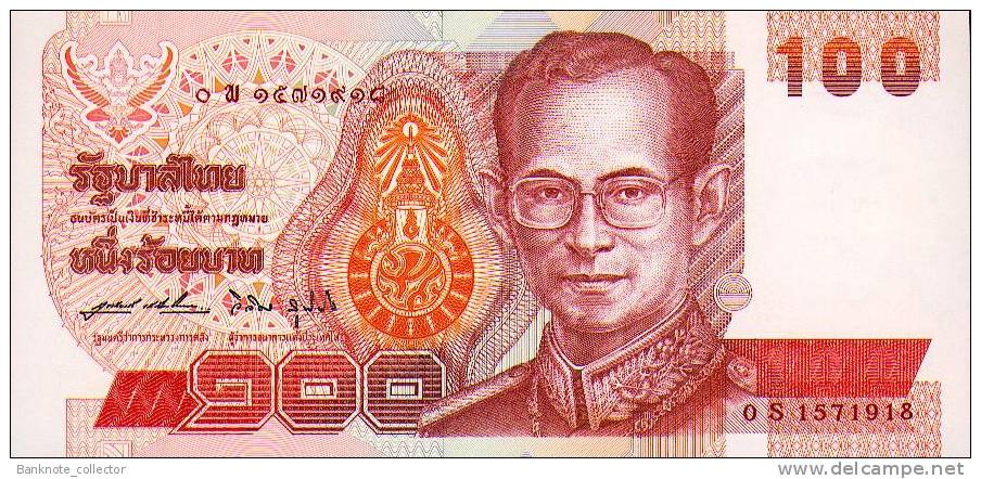 Thailand, 100 Baht, Pick 97 Sign. 64, Replacement ( S ) UNC ! - Thailand