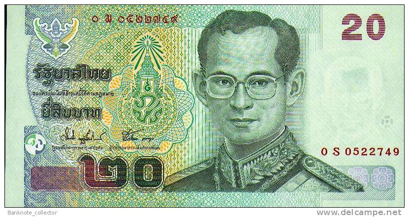 Thailand, 20 Baht, Pick 109 Sign. 74, Replacement ( S ) UNC ! - Thailand