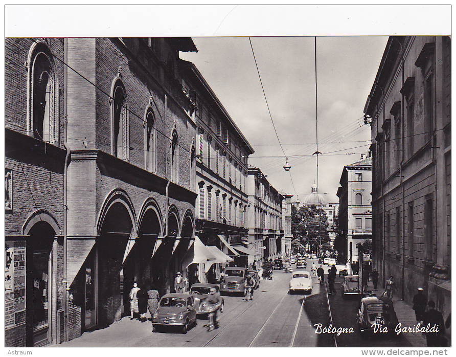 Cpa-ita- Bologna --via Garibaldi-edi Cartovendita N°127 - Bologna
