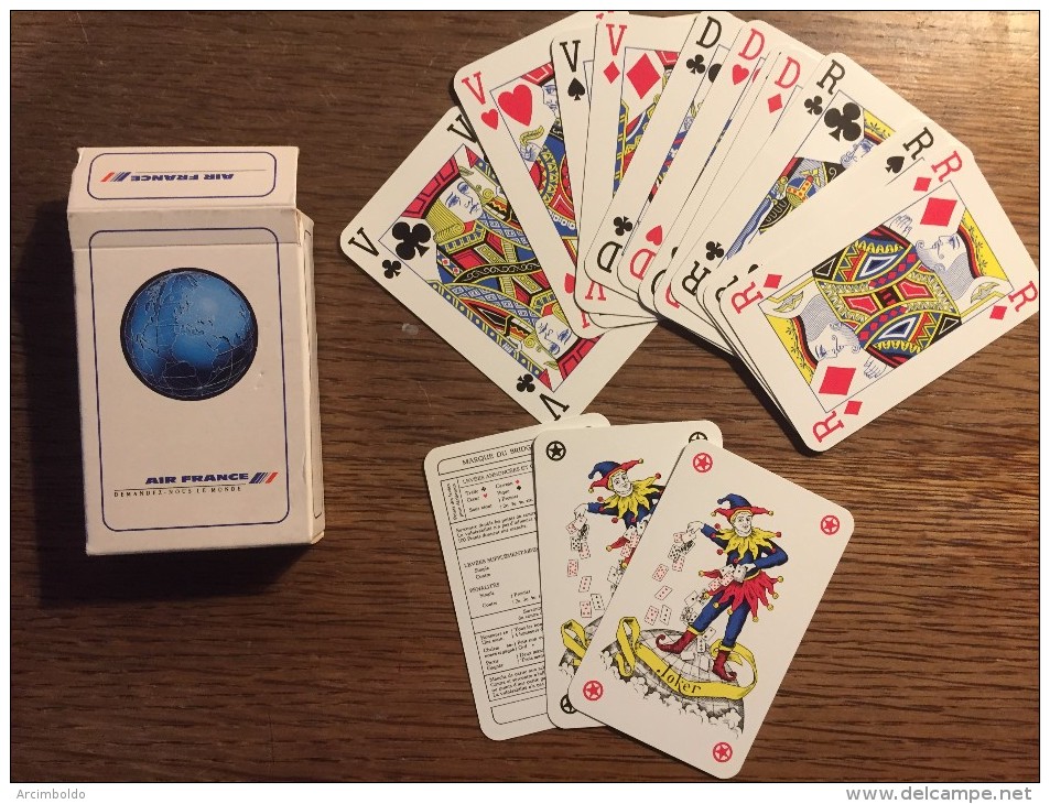 Jeu De 52 Cartes +  2 Jokers : Air France - Kartenspiele (traditionell)