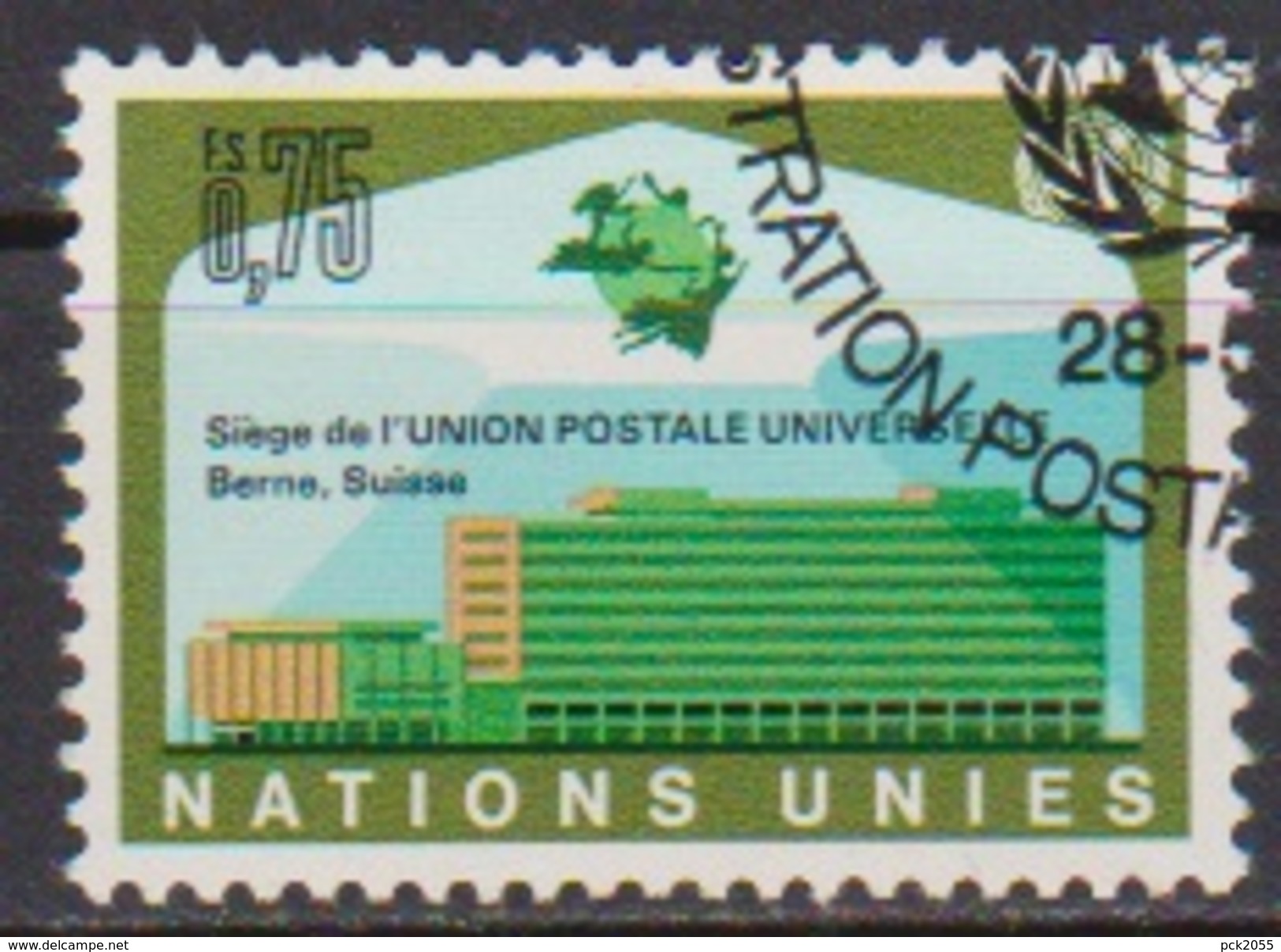 UNO Genf 1971 MiNr.18 O Gest. 1. Jahrestag UPU ( 3936 ) - Gebruikt