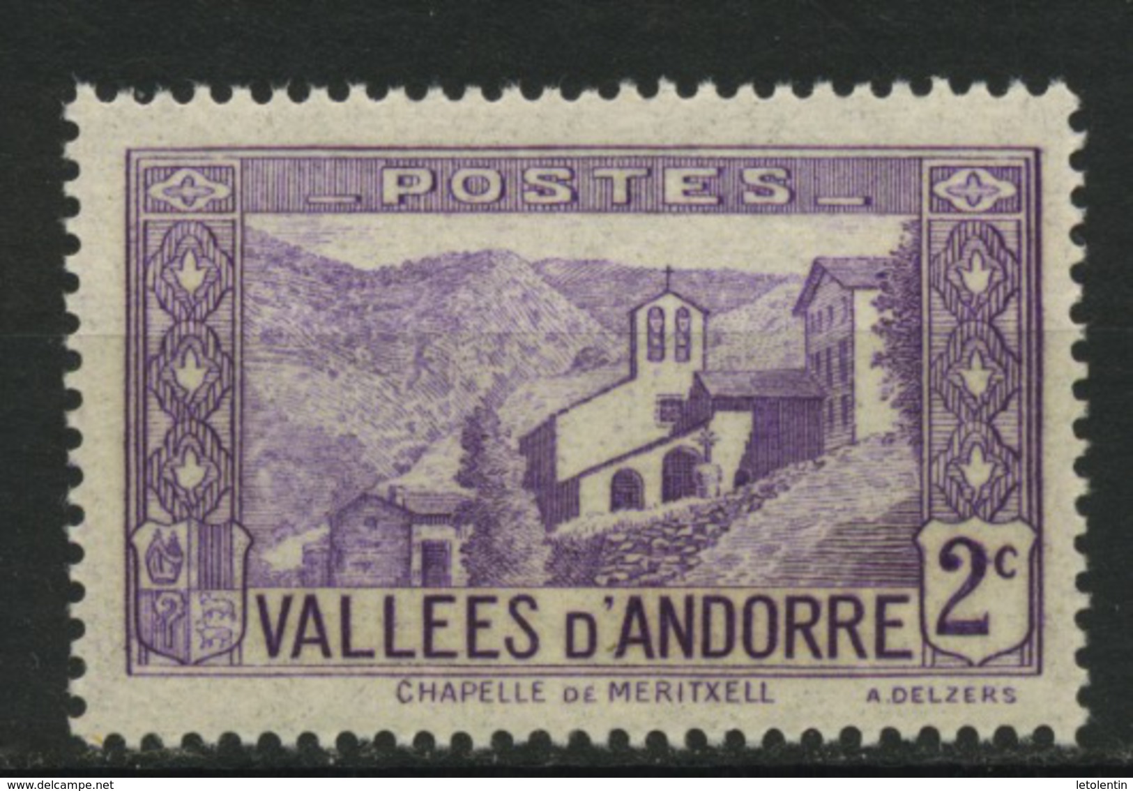 ANDORRE FR  -  PAYSAGES -  N° Yvert  25** - Unused Stamps