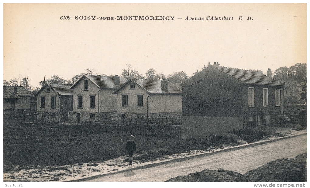 ( CPA 95 )  SOISY-SOUS-MONTMORENCY  /  Avenue D'Alembert - - Soisy-sous-Montmorency