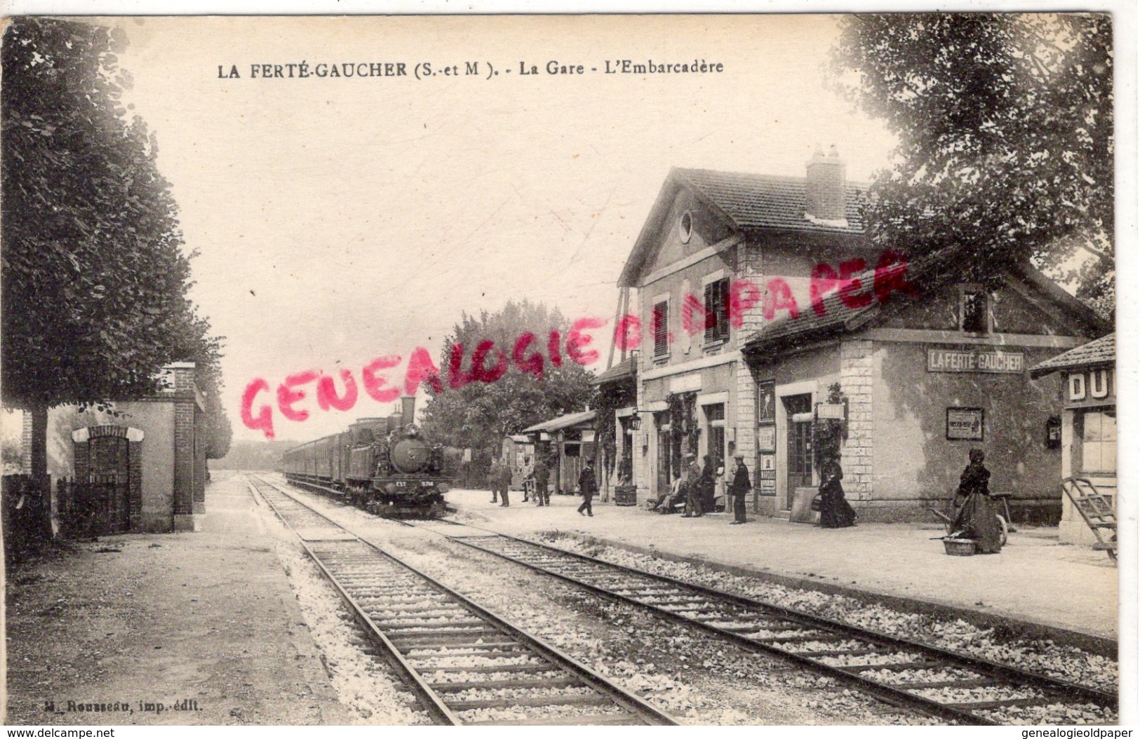 77 - LA FERTE GAUCHER - LA GARE  L' EMBARCADERE - La Ferte Gaucher