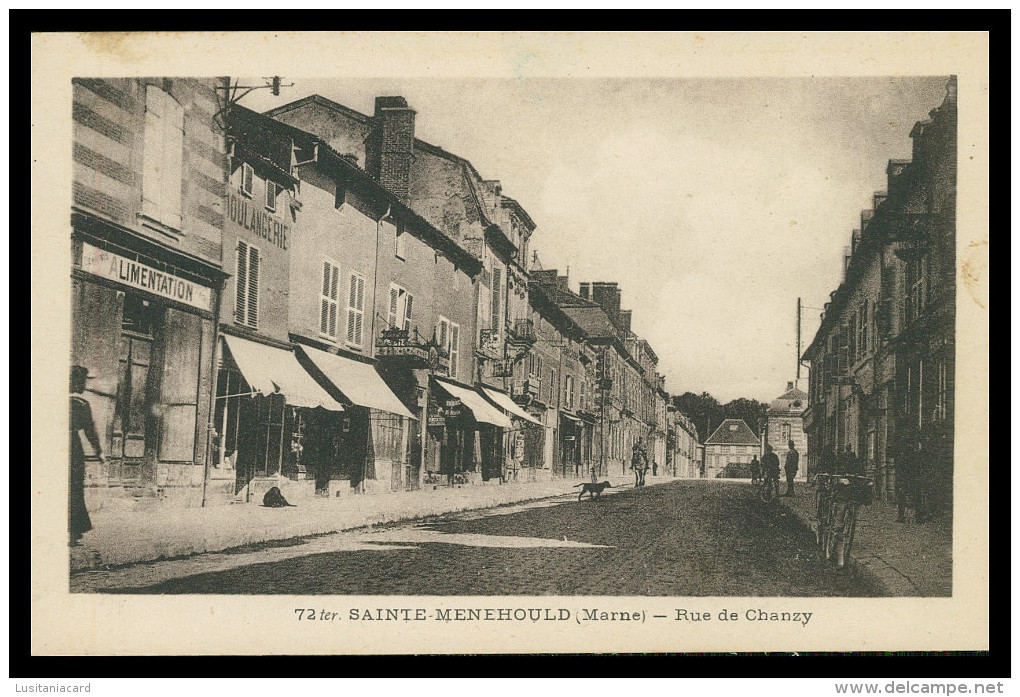 MARNE - SAINTE-MENEHOULD - Rue De Chanzy  Carte Postale - Sainte-Menehould