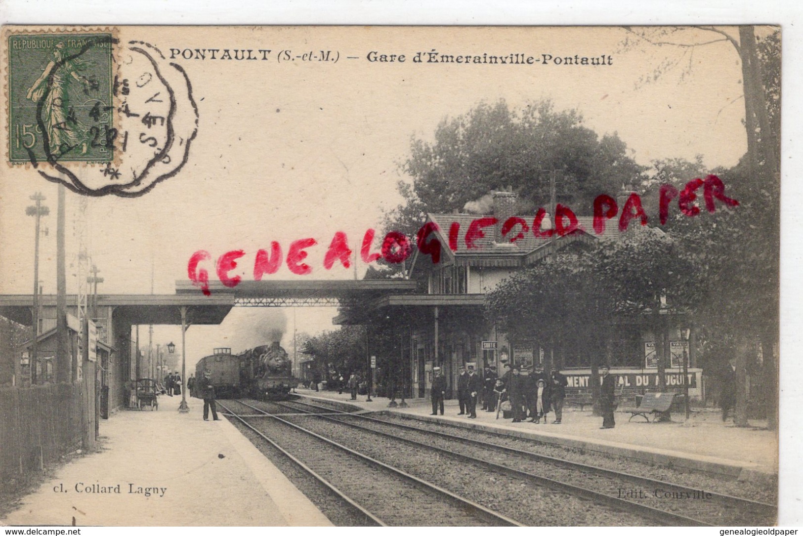 77 - PONTAULT - GARE D' EMERAINVILLE PONTAULT - Pontault Combault