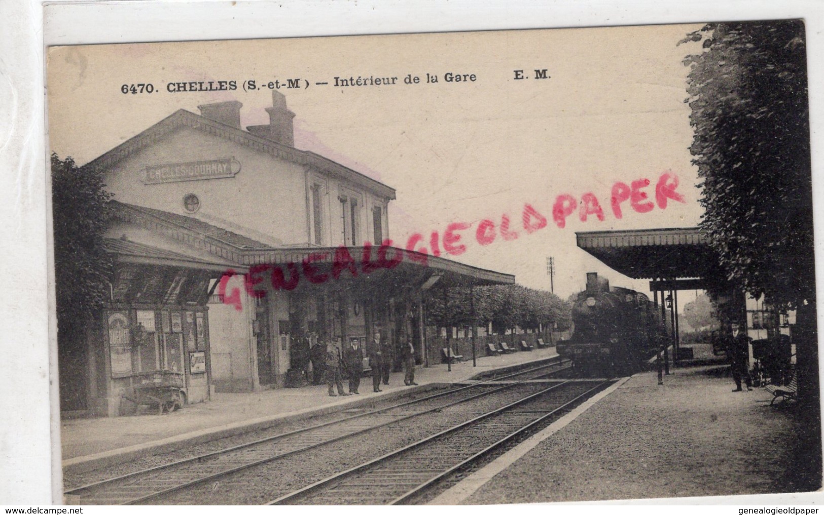 77 - CHELLES - INTERIEUR DE LA GARE - Chelles