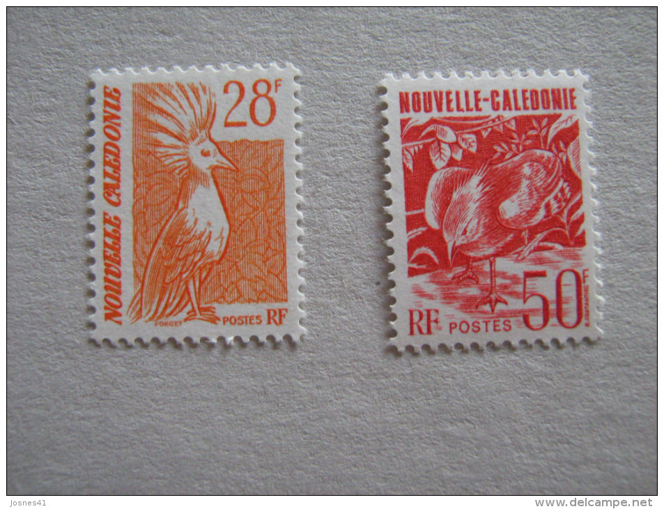 NOUVELLE CALEDONIE    P 587 /588  * *    CAGOU - Unused Stamps