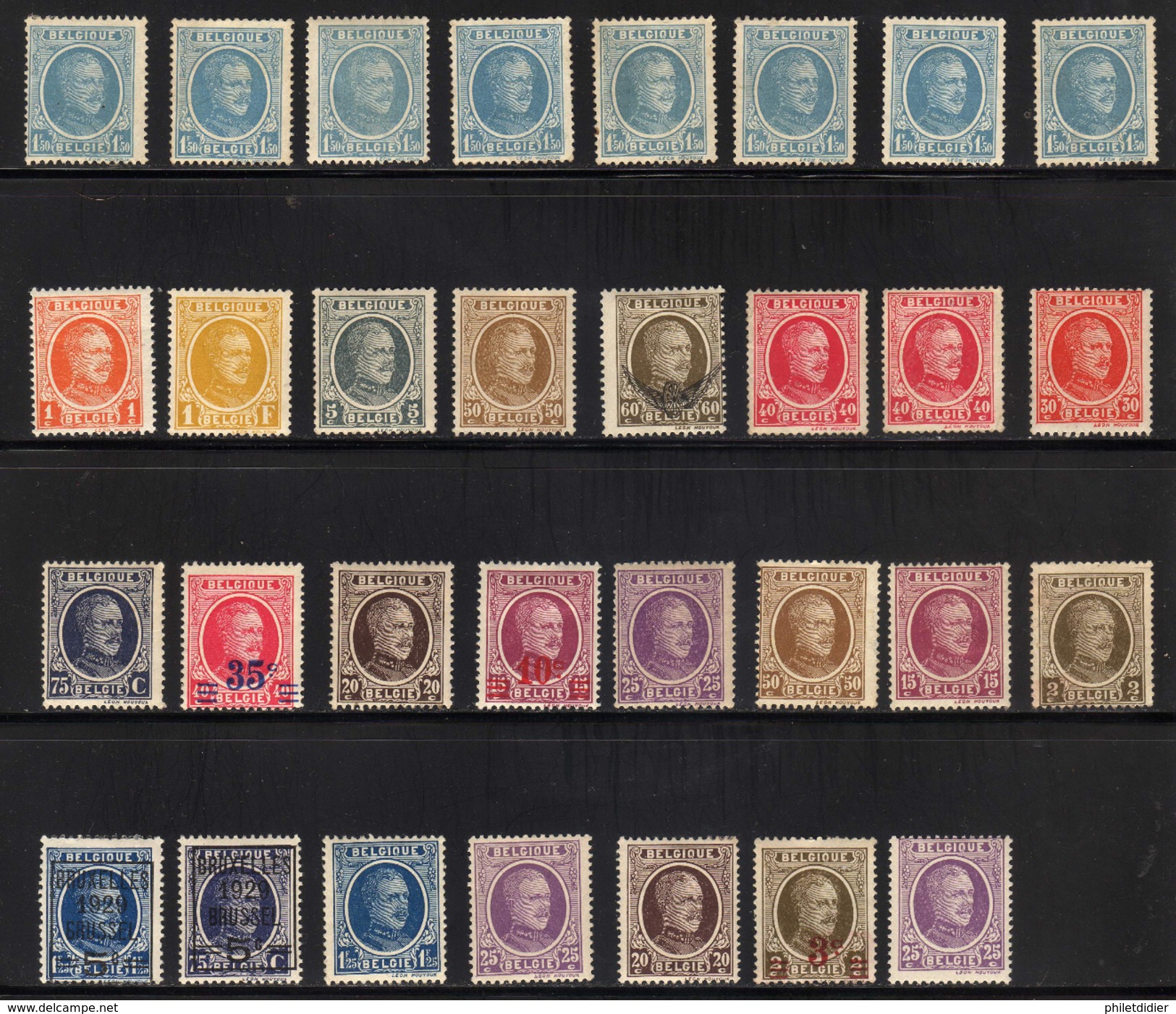 LOT TIMBRES NEUFS AVEC ET SANS CHARNIERE - Collezioni