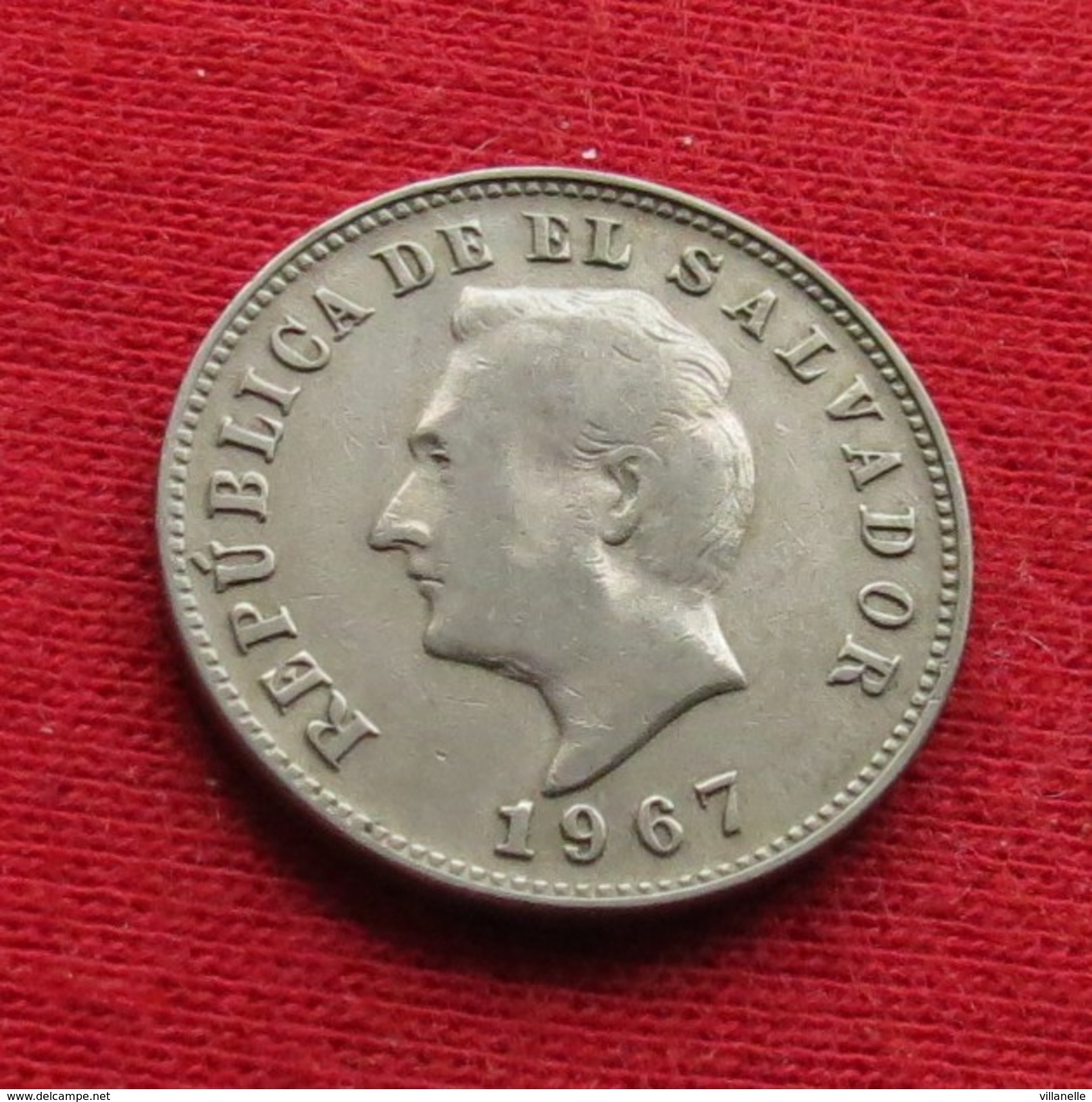 El Salvador 5 Centavos 1967 KM# 134 - Salvador