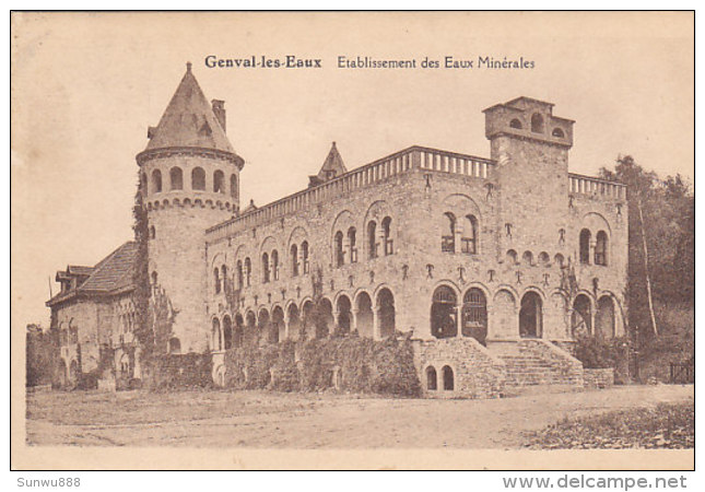 Genval-les-Eaux - Etablissement Des Eaux Minérales (Edit. Du Magasin Du Parc, 1926) - Rixensart