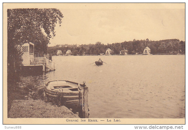 Genval-les-Eaux - Le Lac (Edition Belge, Animée, Barques, 1941) - Rixensart