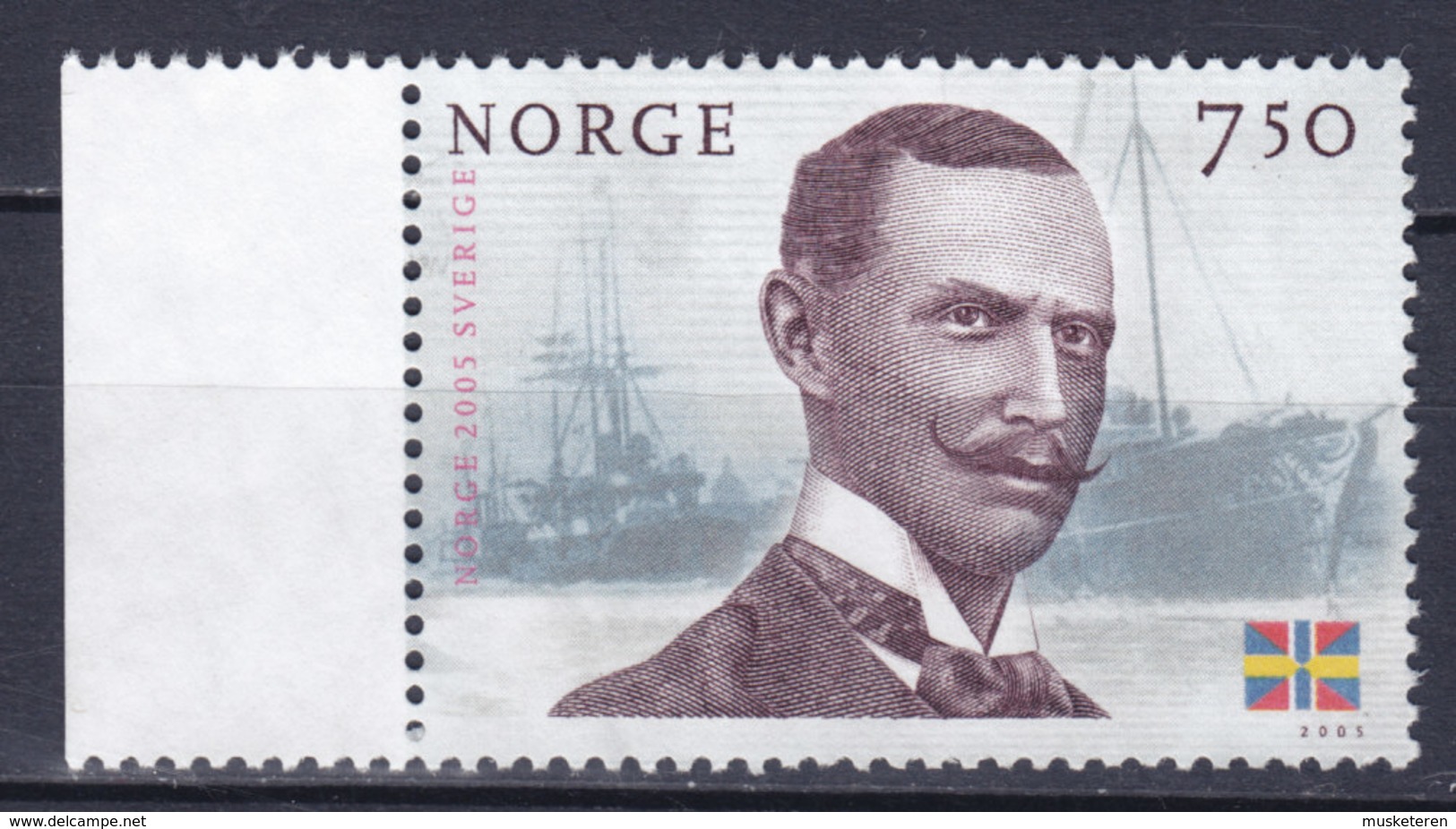 Norway 2005 Mi. 1535   7.50 Kr Haakon VII. König Von Norwegen MNG (*) - Ungebraucht