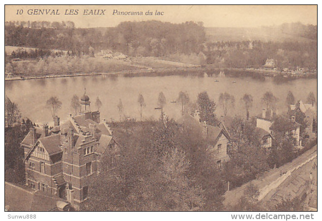 Genval-les-Eaux - Panorama Du Lac (Edition Du Pavillon Japonais, 1925) - Rixensart