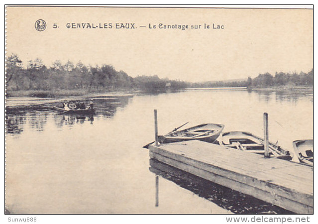 Genval-les-Eaux - Le Canotage Sur Le Lac (animée, Phob) - Rixensart