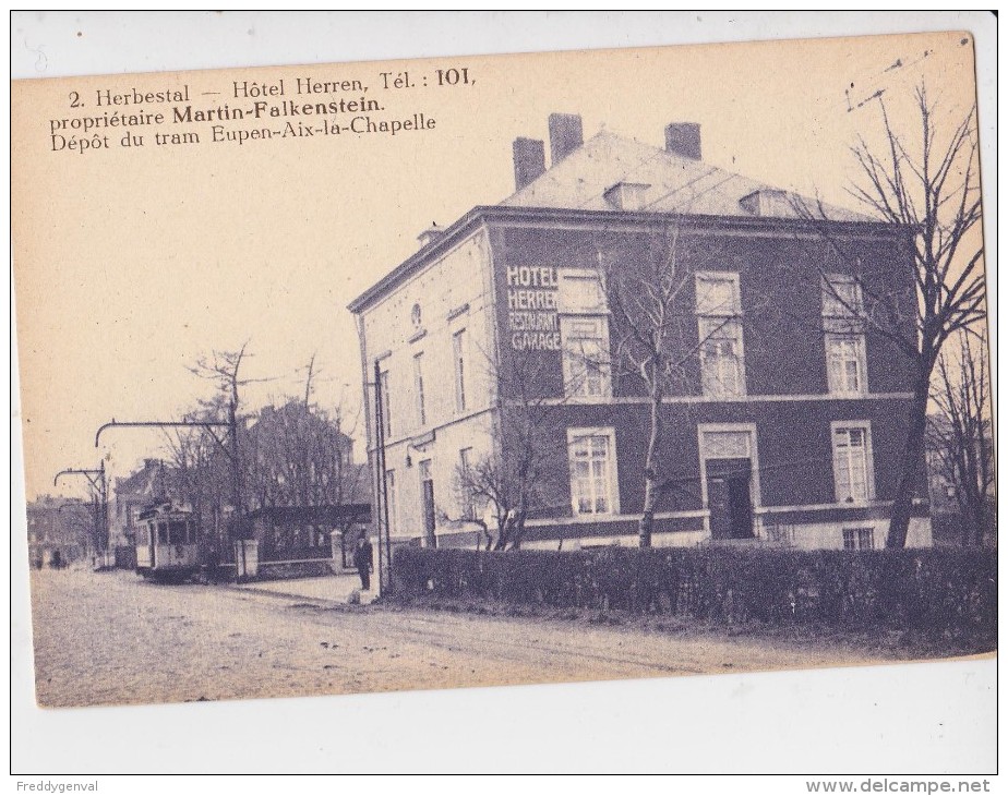 HERBESTAL DEPOT DU TRAM EUPEN_AIX LA CHAPELLE - Lontzen