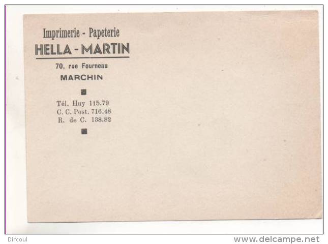 34715  -  Marchin   Imprimerie Martin - Pub - Marchin