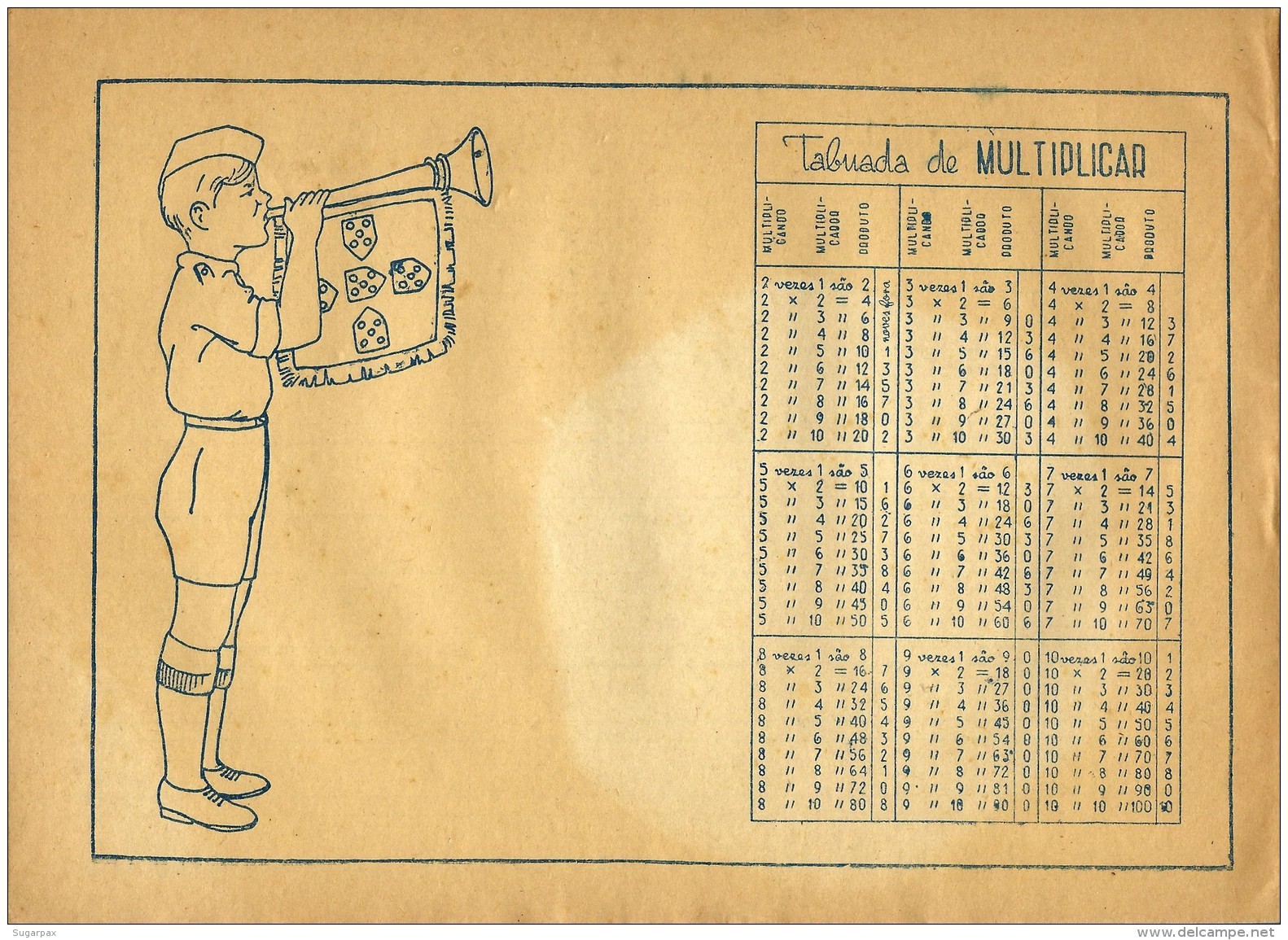 Mocidade Portuguesa - Caderno Escolar - República Estado Novo Portugal - School