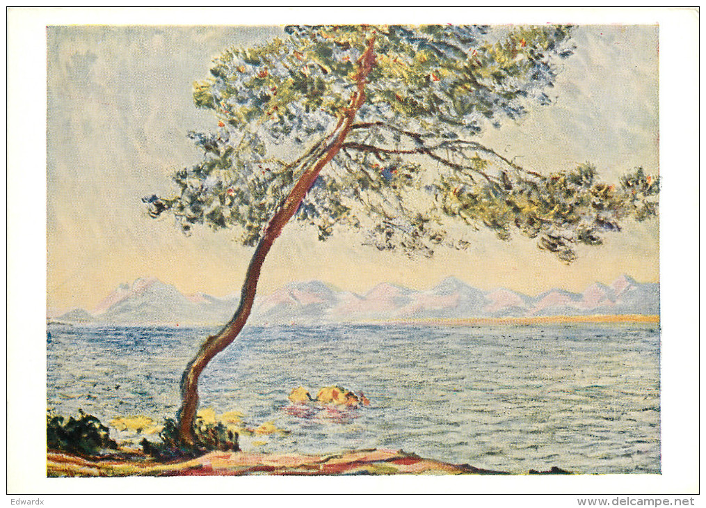 Claude Monet, Cap D'Antibes, Art Painting Postcard Unposted - Malerei & Gemälde