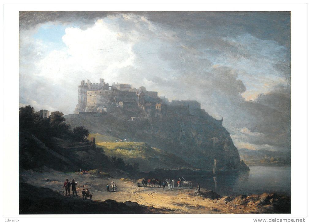 Alexander Nasmyth, Edinburgh Castle, Art Painting Postcard Unposted - Pittura & Quadri