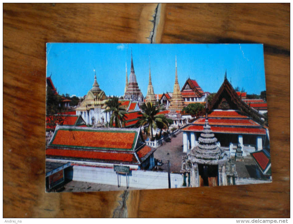 A Birds Eye View Of Wat Pho Bangkok - Thaïlande