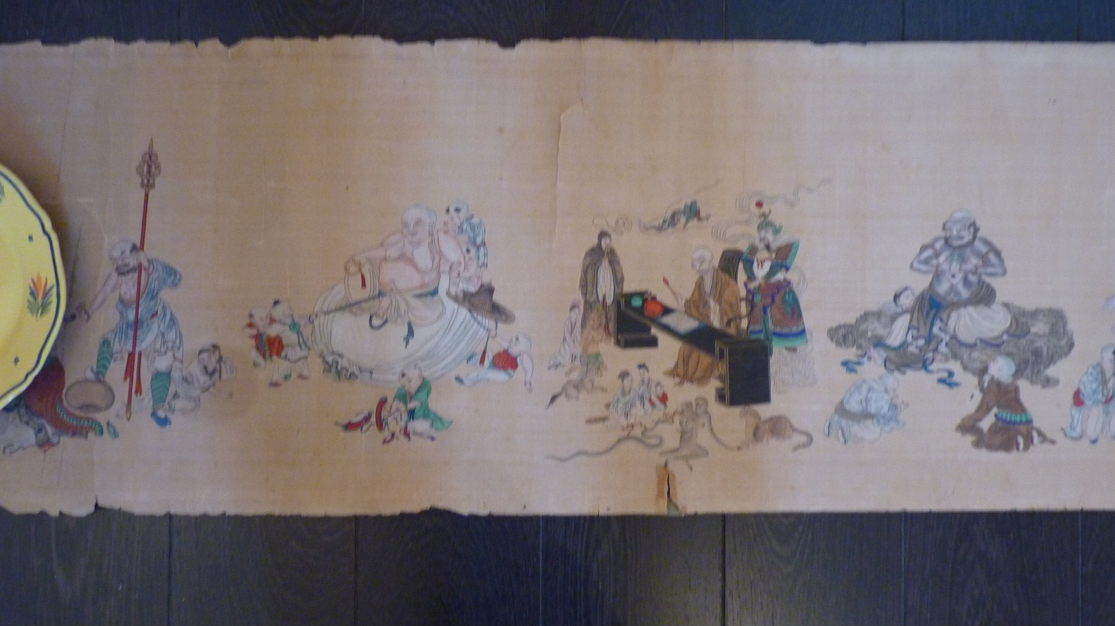 asiatique,rouleau papier,decoration